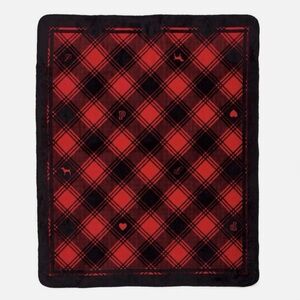 PINK by Victoria’s Secret Red and Black Plaid Blanket